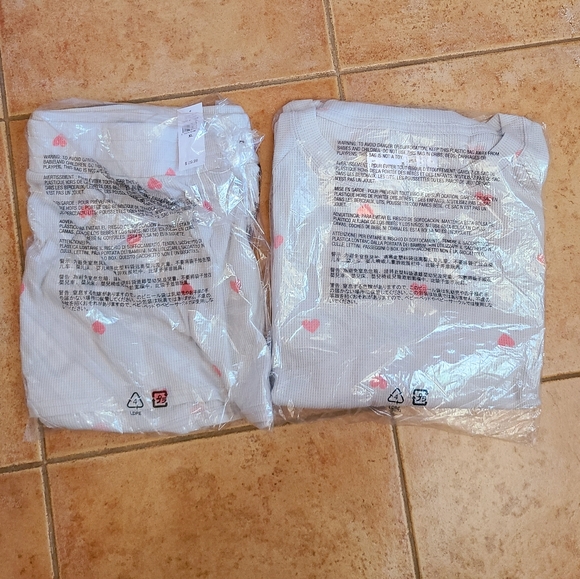 👀50% OFF💕NWT‼️ GAP brand Waffle-Knit Long Sleeve & Shorts Lounge Set - Picture 10 of 16